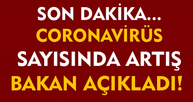 Son dakika… Sağlık Bakanı Koca açıkladı! Vaka Sayısı Arttı
