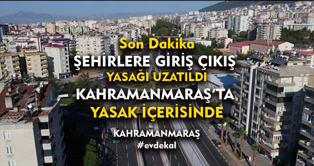 30 Büyükşehir Ve Zonguldak Dahil Giriş Çıkış Yasağı Uzatıldı