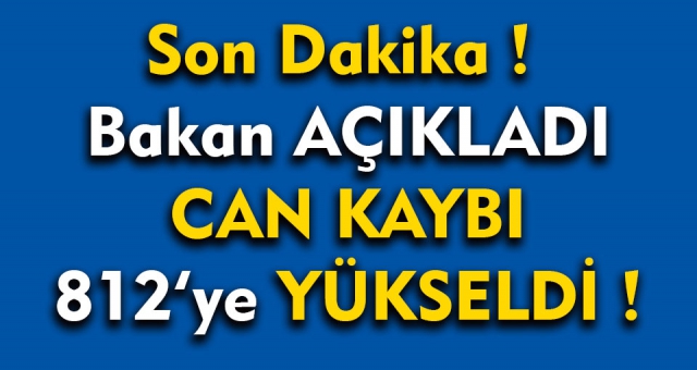 Bakan Koca, Türkiye’deki son corona virüsü vaka sayısını açıkladı