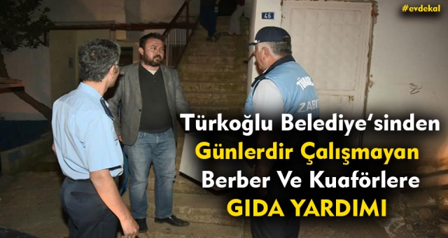 Berber ve Kuaför Esnafına Türkoğlu Belediyesinden Destek