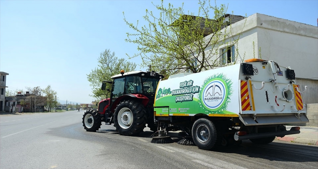 Dulkadiroğlunda Sokak Ve Caddeler Dezenfekte Edildi !