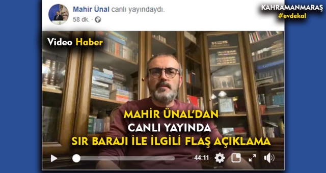 Mahir Ünal Canlı Yayında Açıkladı !