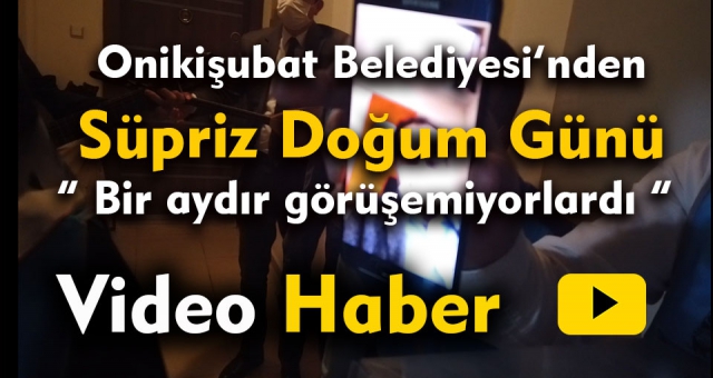 Onikişubat Belediyesi’nden Bir Sürpriz Daha