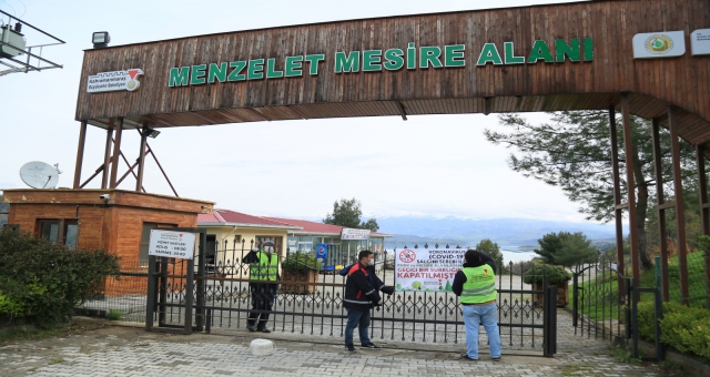 Parklar ve Mesire Alanları Kapatıldı