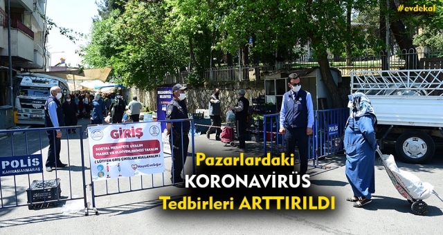 Pazarlarda Koronavirüs Denetimleri Arttırıldı