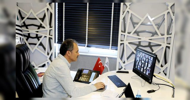 Başkan Kılıç Müdürlerle Video Konferans Toplantı Yaptı