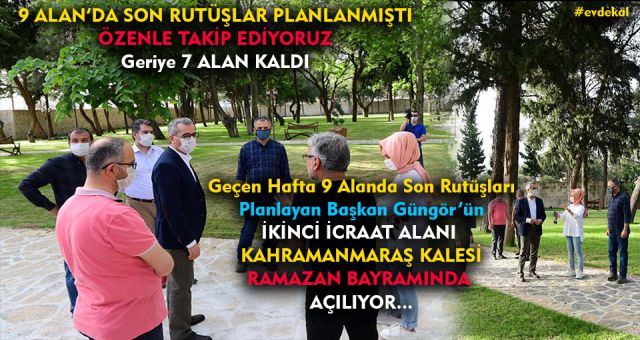 Kahramanmaraş'ın Tarihi Kalesi Bayrama Hazır