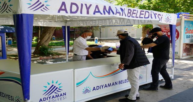 Maskeler Adıyaman Belediyesi’nden!