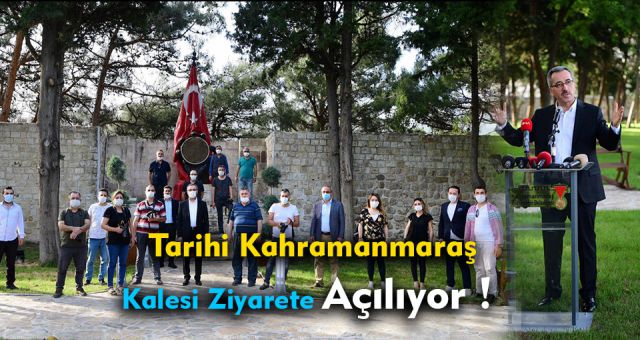Tarihi Kahramanmaraş Kalesi Ziyarete Açılıyor
