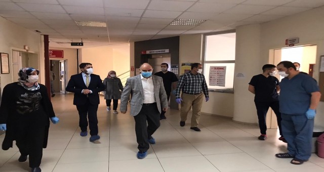 Vali Özkan Teftişte