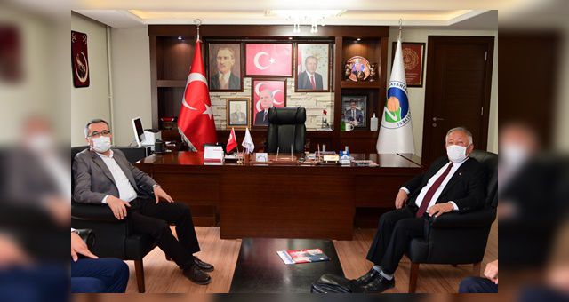 Başkan Güngör’den Çağlayancerit Belediyesine ziyaret