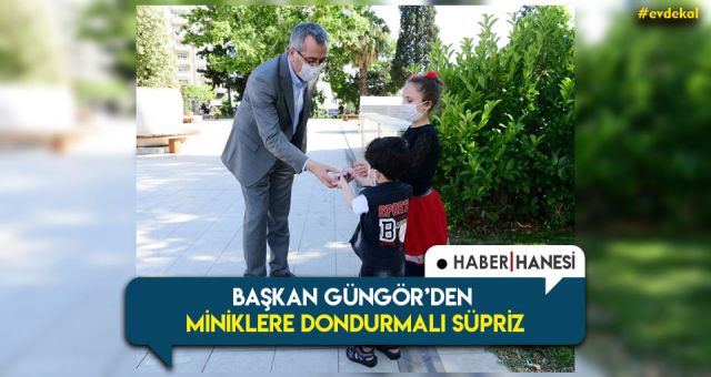 Başkan Güngör'den Dondurmalı Süpriz