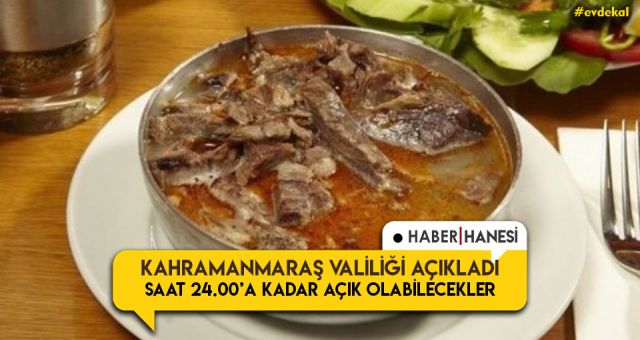 Kahramanmaraş Valiliği Yeni Kararlar Açıkladı