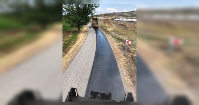 Şerefoğlu-Küpelikız Yolunda sathi kaplama
