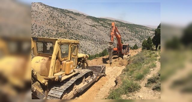 Türkçayırı Yayla Yolunda Çalışma