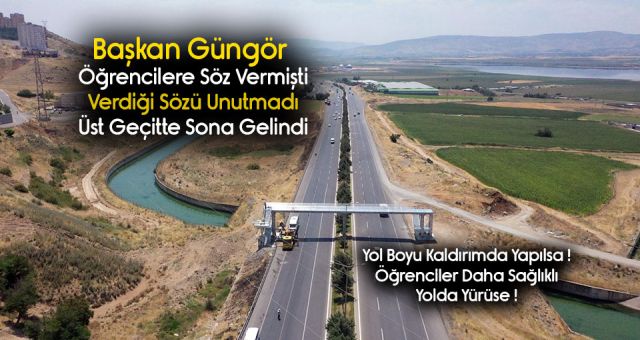 Başkan Güngör'ün Söz Verdiği Üst Geçitte Son Aşamaya Gelindi