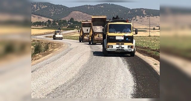 Kahramanmaraş Nevruzlu'da Yol Çalışması