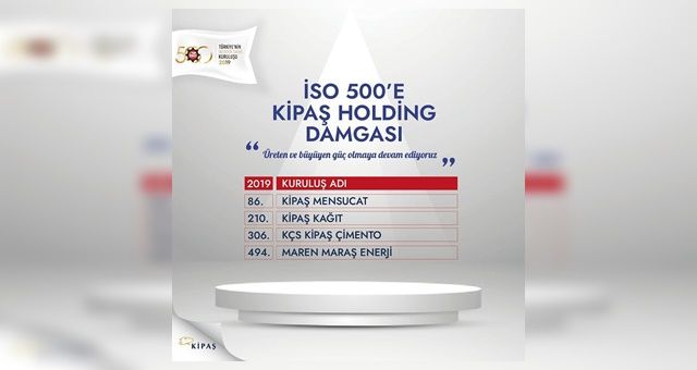 Kipaş İSO İlk 500'de
