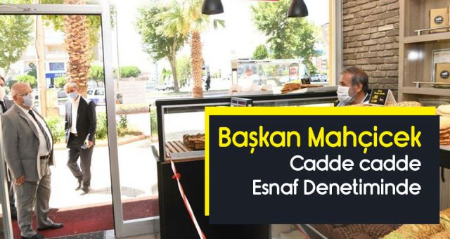 Başkan Mahçicek Kovid-19 Denetiminde