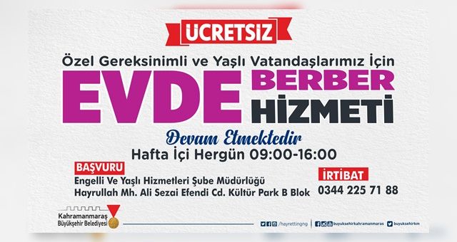 Evde Berber Hizmeti Yeniden Başladı