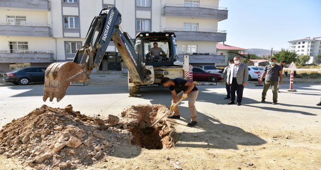 Göksunda Doğalgaz Çalışmaları Yeniden Başladı