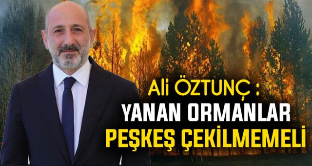 Öztunç Yanan Ormanlar Yeniden Orman Olmalı