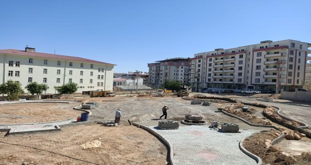 Pazarcık Park Yapımı Devam Ediyor