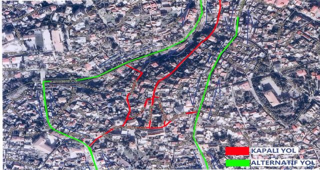 Kahramanmaraş Bahtiyar Yokuşu’nda Çalışma Var