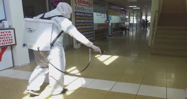 Kahramanmaraş Dezenfekte Ediliyor