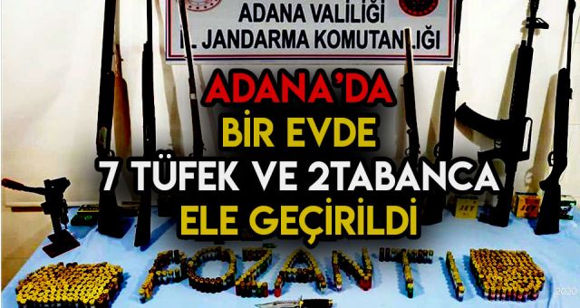 Adana Pozantı İlçesinde Bir Eve Operasyon Düzenlendi