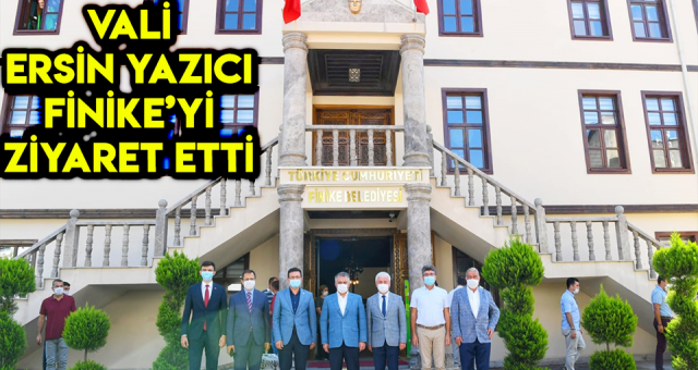 Antalya Valisi Ersin Yazıcı'dan Finike Belediye'sine Ziyaret