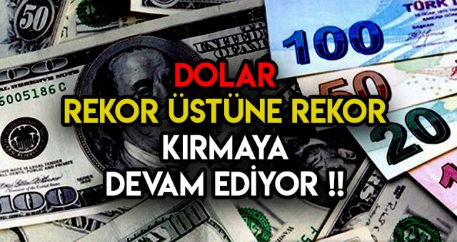 Dolar Rekor Seviyeye Ulaştı