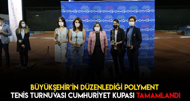 Gaziantep'te Polyment Tenis Turnuvası Tamamlandı