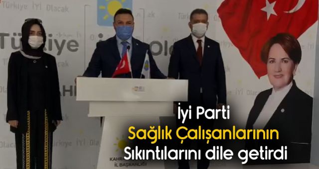 İyi Parti Sağlık Çalışanlarının Sıkıntılarını Dile Getirdi