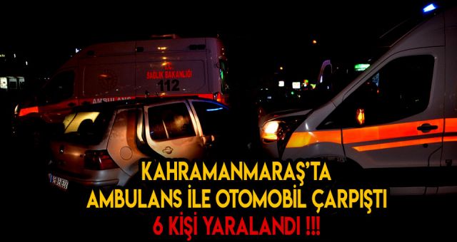 Kahramanmaraş'ın Trabzon Bulvarında Trafik Kazası