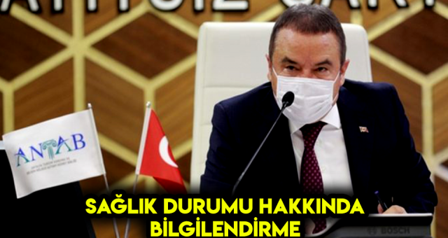 Kovid-19 Tedavisi Gören Muhittin Böcek'in Sağlık Durumu Bilgilendirmesi