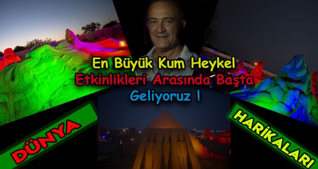 Kumdan Yapılan Keops Pramidi Guinnesse Aday Oldu