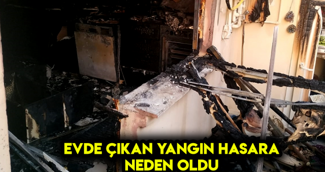 Mersin'de Ev Yangını