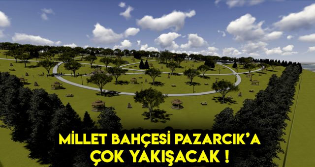 Pazarcık Millet Bahçesi İnşaatı Hızla Devam Ediyor