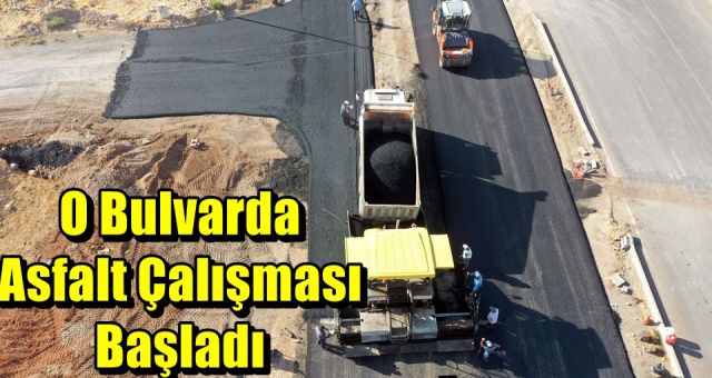 Turgut Özal Bulvar'ında Asfalt Çalışması Başladı