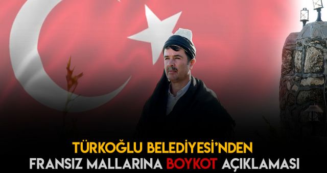 Türkoğlu Belediyesi'nin Sosyal Tesisleri'nde Fransa Mallarına Boykot