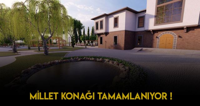 Millet Konağı Ve Meydanı Çalışmaları Sürüyor
