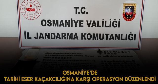 Osmaniyede Tarihi Eser Kaçakcılığına Operasyon Düzenlendi