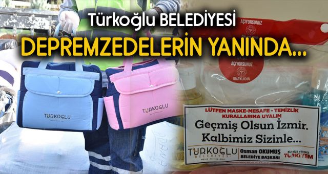 Türkoğlu Belediyesi İzmir için tek yürek!