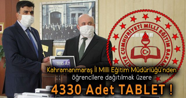 4330 Adet Tablet Dağıtımı Gerçekleşiyor