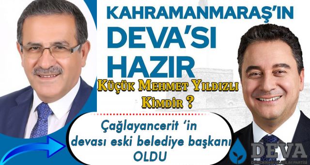 Çağlayancerit'in Devası Eski Belediye Başkanı Oldu