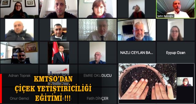 Çiçek Yetiştirciliği Etkinliği Düzenlendi