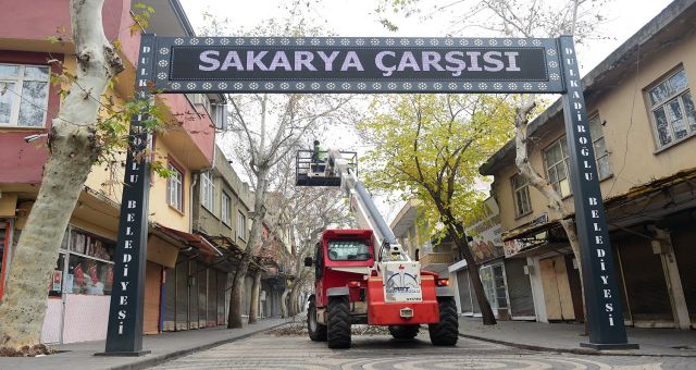 Dulkadiroğlundan Sakarya Çarşısına Bakım