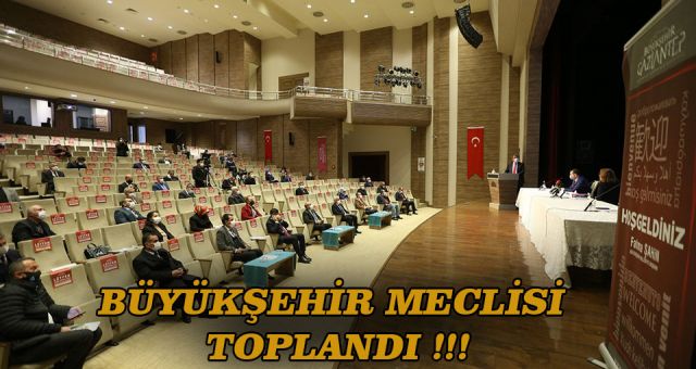Gaziantep Büyükşehir Meclisi Toplandıı