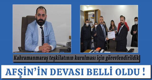 Kahramanmaraş Teşkilatı Kuruluyor
